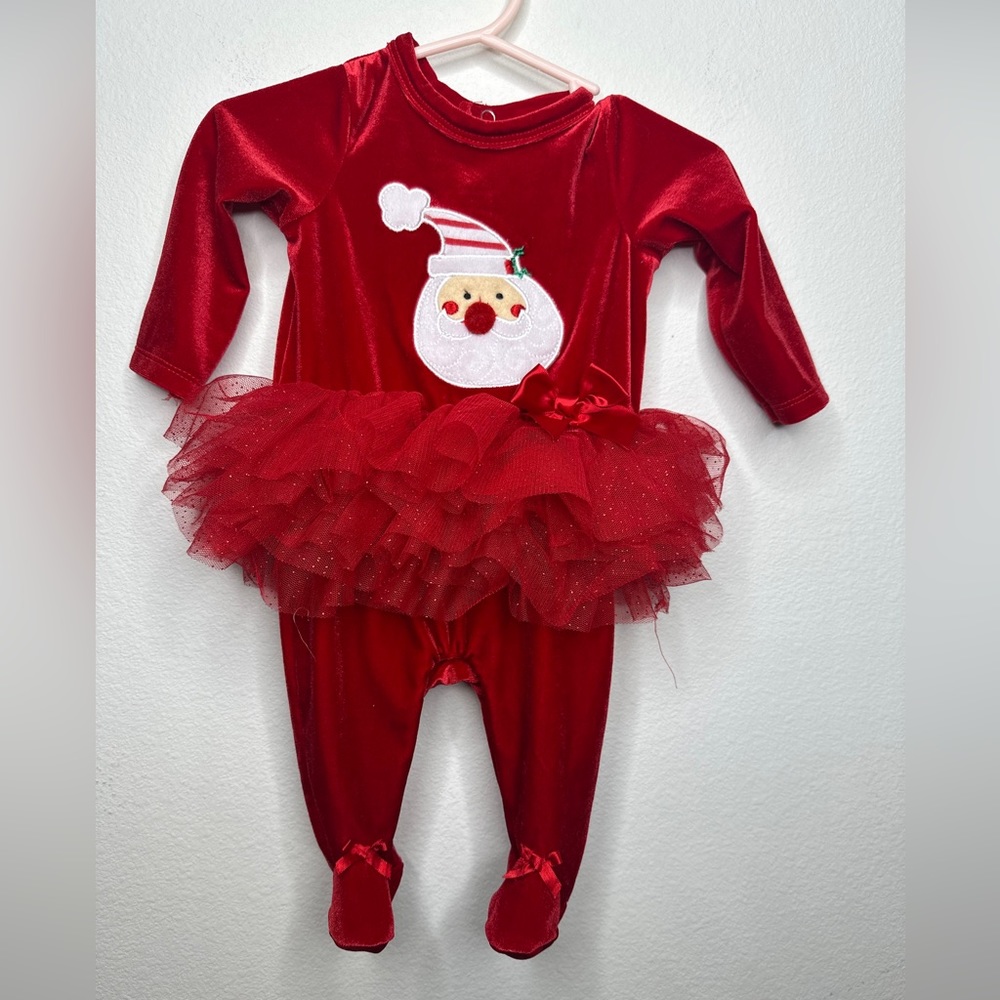 Christmas outfit for baby girl 3 month one piece